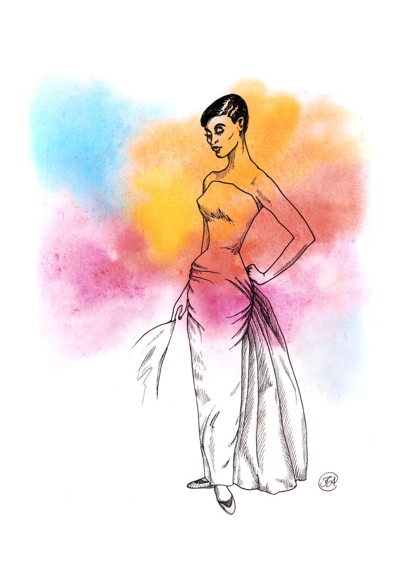 Haute Couture – Vintage mode - Poster