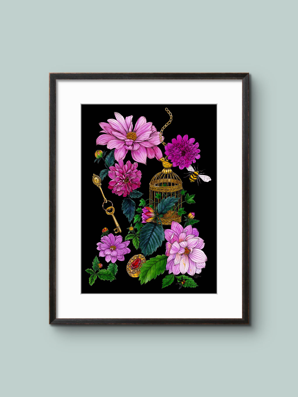 Dahliaträdgården - Poster