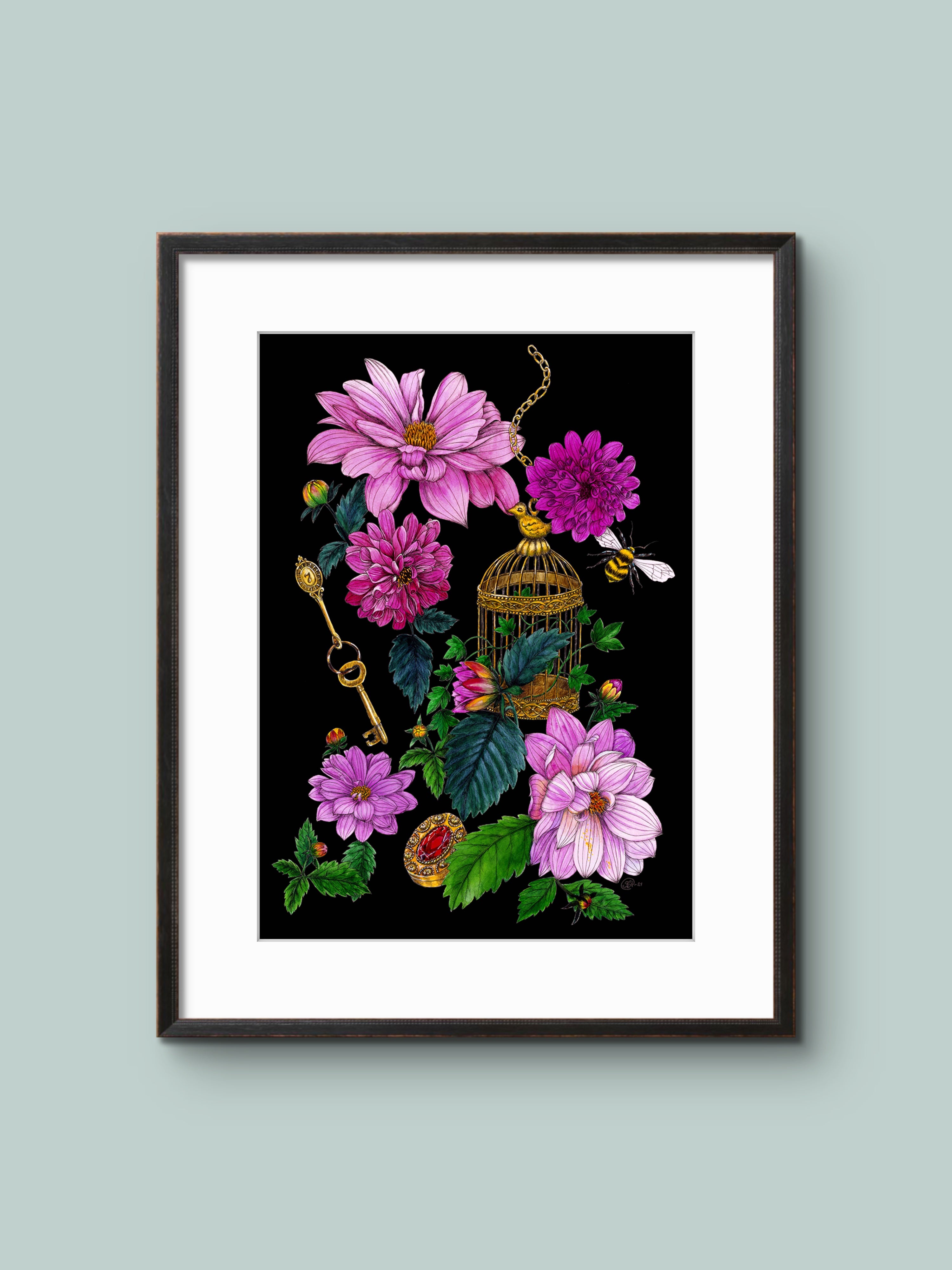 Dahliaträdgården - Poster