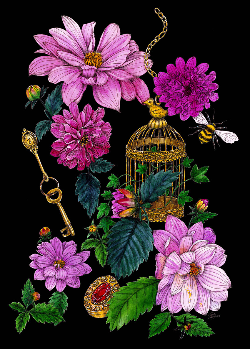 Dahliaträdgården - Poster