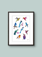 10 little birds - Fågel - Poster