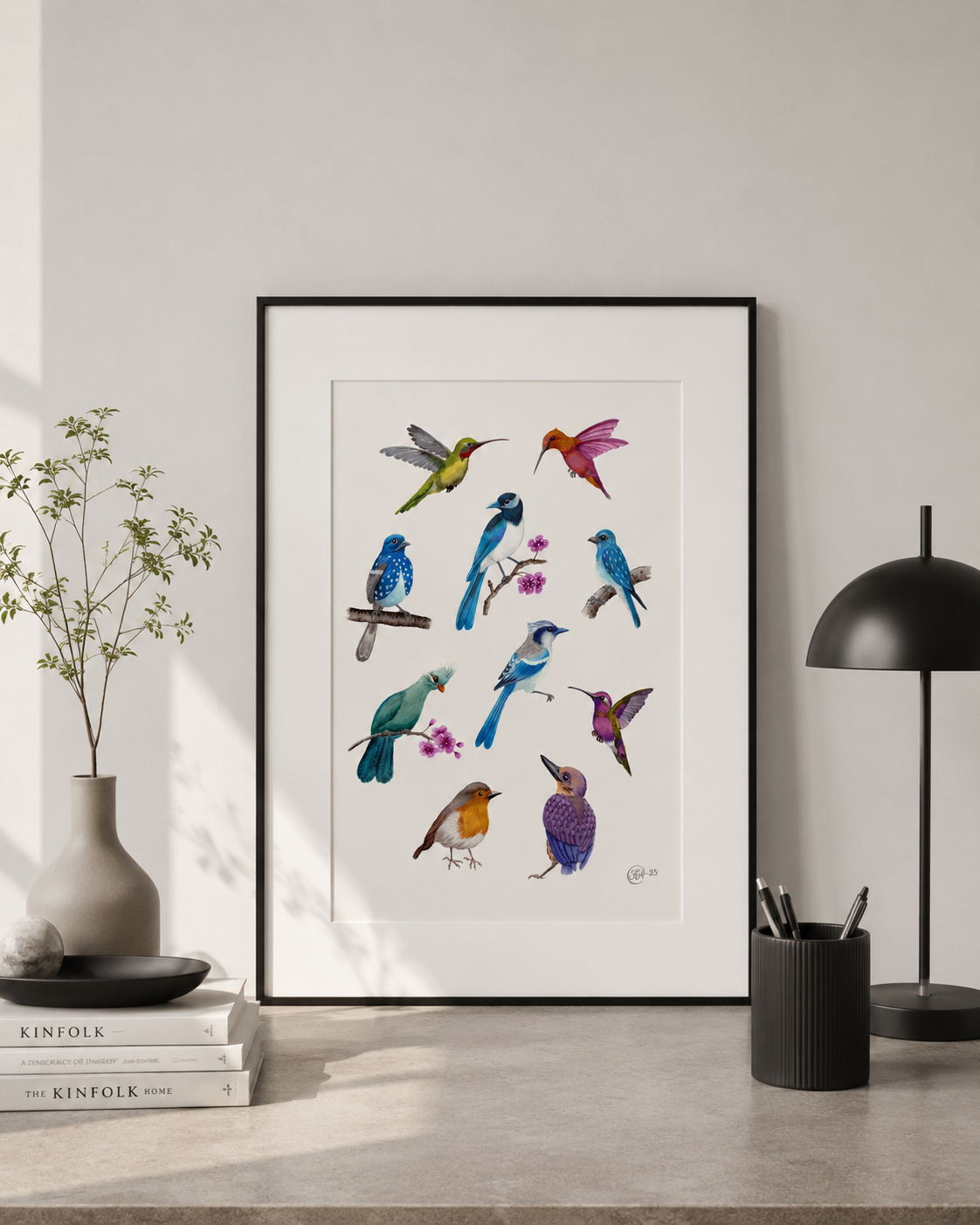 10 little birds - Fågel - Poster