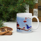 Julmugg med rödhake