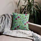 Premium Kuddfodral - Magnolia Dreams - Vista blue
