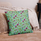 Premium Kuddfodral - Magnolia Dreams - Vista blue